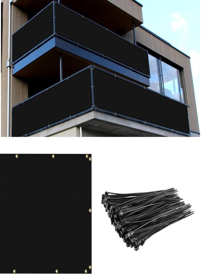 GREEN DECOR HDPE Fabric Self Fold Baby Kids Safety Net Protector for Balcony & Staircase Railing Guard,Balcony Stairway Net Baby Safety Products for Indoor&Outdoor(Black Color, 1X8 MTR) - Image 5